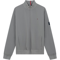 TOMMY HILFIGER 轻薄双面穿 灰色 M 男士针织开衫