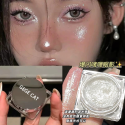 爆闪偏光破碎!啫喱眼影亮晶晶银河细闪珠光提亮高光液