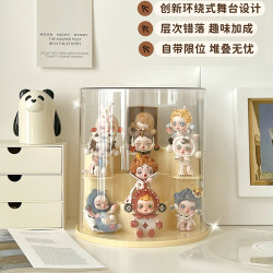 苏英 小野泡玛特展示盒透明亚克力收纳盒展示架盲盒收纳摆件手办展示柜