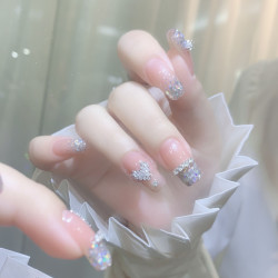 CY(款式组合）春柚美甲饰品爱心美甲钻搭配镭射亮片款式工具包