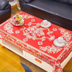 精品茶几布90x150茶几布餐桌布防水防油高档防烫大气免洗软桌布