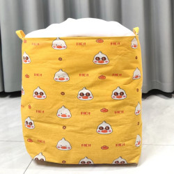 夏沙 150L棉麻暴富鸭棉被衣服收纳袋棉麻材质防潮大容量收纳袋整理袋