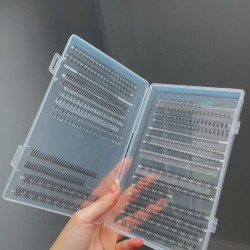 假睫毛收纳盒翻盖空盒子空空盒不带胶水不配胶带