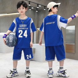 童装男童篮球服夏装2026夏季潮流24号球衣儿童运动服速干衣短袖潮