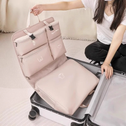 羽绒服旅行收纳袋出差便携式行李箱七合一内衣内裤贴身衣物整理包