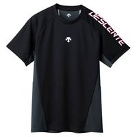 迪桑特 日本直邮DESCENTE 排球T恤 迪桑特 黑粉 DV5SHTX1UB