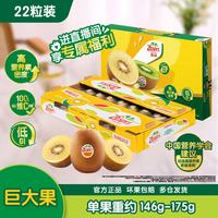 佳沛 阳光金果 奇异果 巨大果 单果146-174g 22个