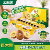 今日必买：佳沛 新西兰 阳光金奇异果巨大果22粒原箱 单果重146-175g