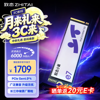 致态 长江存储原厂颗粒 SSD固态硬盘  2TB