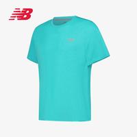 new balance 男款纯色休闲舒适圆领运动T恤
