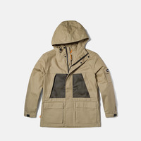 Timberland 官方男装户外中长款风衣防泼水冲锋衣连帽外套夹克A6PZH DH4 M 175/100A