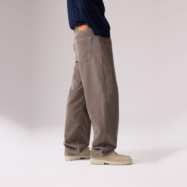 Levi's 男士美式复古578宽松直筒灯芯绒休闲裤