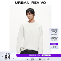 UR UMM460010 圆领卫衣 本白 L