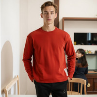 Timberland A6BM2 纯棉透气 男式长袖T恤 DL9 L