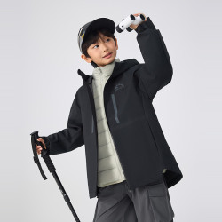 波司登 奥莱秋季儿童防风保暖三合一叠穿羽绒服
