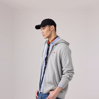 Levi's 李维斯 男士连帽开衫卫衣 灰色 M