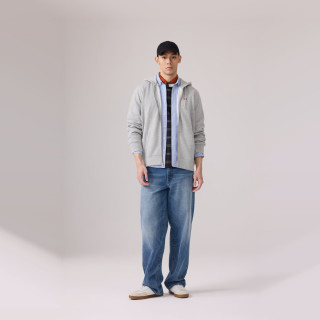 Levi's 男士连帽开衫卫衣 灰色 M