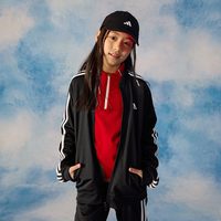 adidas 大童三条纹长袖套装秋季adidas阿迪达斯官方outlets轻运动
