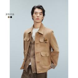 GXG 男装 冬季工装夹克男多色时尚百搭通勤男外套