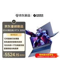 机械革命 旷世15 游戏本笔记本电脑 i5 13420H  16G 1T RTX3050  144Hz 灰