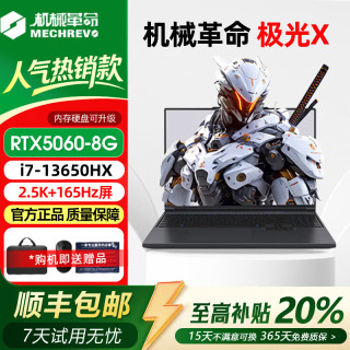 机械革命 极光X 旷G16P：i9-12900/4060 8/240 16G运行内存+512G固态硬盘