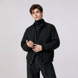 DKNY 素色立领男士夹克