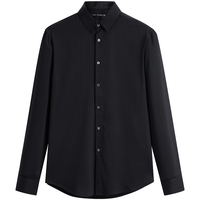 太平鸟 男装春秋款斯文长袖衬衫