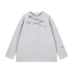 MUCMUKN 全棉7A抗菌创意手绘风印花T恤百搭男童26秋新