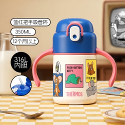 THERMOS 膳魔师 儿童保温杯宝宝吸管杯上学保温杯儿童饮水杯婴儿水杯