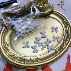 美甲树脂蝴蝶结H款
