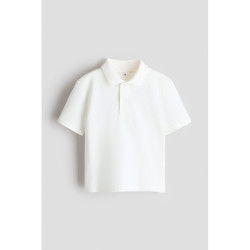H&M HM2026秋季新款童装儿童男童刺绣图案珠地布Polo衫1324534