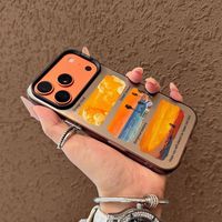 C 【裸机手感】官方落日橘云 iPhone11-18系列苹果手机壳