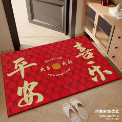 pvc丝圈出入平安家用入户门地垫门口地毯门外脚垫进门入户垫耐脏