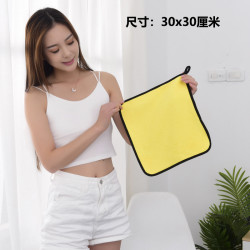 居家用擦车毛巾生活吸水毛巾（拍一发三30*30cm）速干加厚