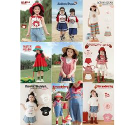 幼悠 女童春秋季万里花香春夏洋气爆款儿童汉服组合 OI601