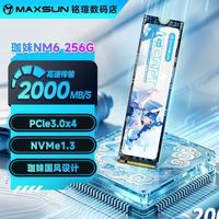 铭瑄 珈妹256GB 国风瑷珈电脑主机M.2通用PCIE3.0高速固态硬盘NVME