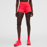 lululemon Speed Up女士运动高腰短裤2.5