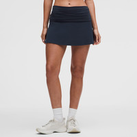 lululemon Groove 女士折叠腰部中腰短裙丨lululemon丨LW8AVOS