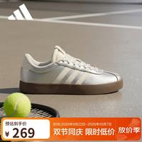 adidas 女鞋春季VL COURT时尚T头鞋轻便休闲鞋 JQ7315 UK4码36.5