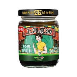 仲景 上海葱油拌面酱 调味蘸酱 210克 整瓶装