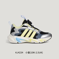 adidas 儿童26夏秋季款男童旋钮透气网眼运动跑鞋KJ4234