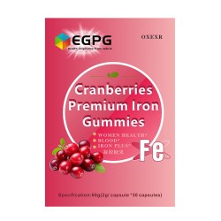 EGPG X6-EGPG富铁蔓越莓软糖独立包装气血软糖官方旗舰店正品