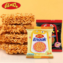 GEMEZ Enaak 印尼小鸡干脆面 方便面 干吃面休闲零食 烧烤鸡肉味 16g*10包