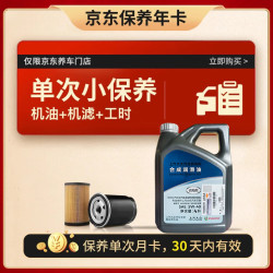 嘉实多 保养卡磁护全合成机油机滤工时5W-40SP大众502/505认证润滑油4L 4L保养次卡 磁护5w-40 A3/B4