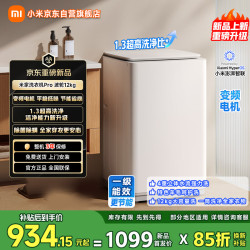 米家 小米波轮洗衣机Pro全自动家用出租房宿舍脱水机 变频一级能效 12公斤大容量 XQB120MJ230