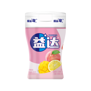 宅家食光：益达 木糖醇无糖口香糖 混合水果味约70粒98g/瓶 休闲糖果 口气清新糖