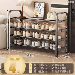 不锈钢多层鞋架玄关收纳
