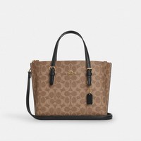 COACH Mollie品牌徽标可拆卸肩带单肩托特手提包女款