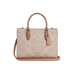 COACH 女士PVC配皮单肩斜挎手提包 CY676