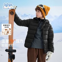班尼路 儿童棉服2026冬季新款中大童冬装轻薄连帽棉衣男女童棉袄保暖内胆